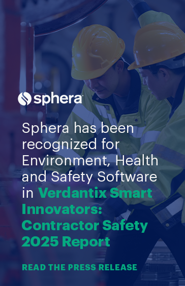 Sphera Recognized for Environment, Health and Safety Software in Verdantix’ Smart Innovators: Contractor Safety 2025 Report
